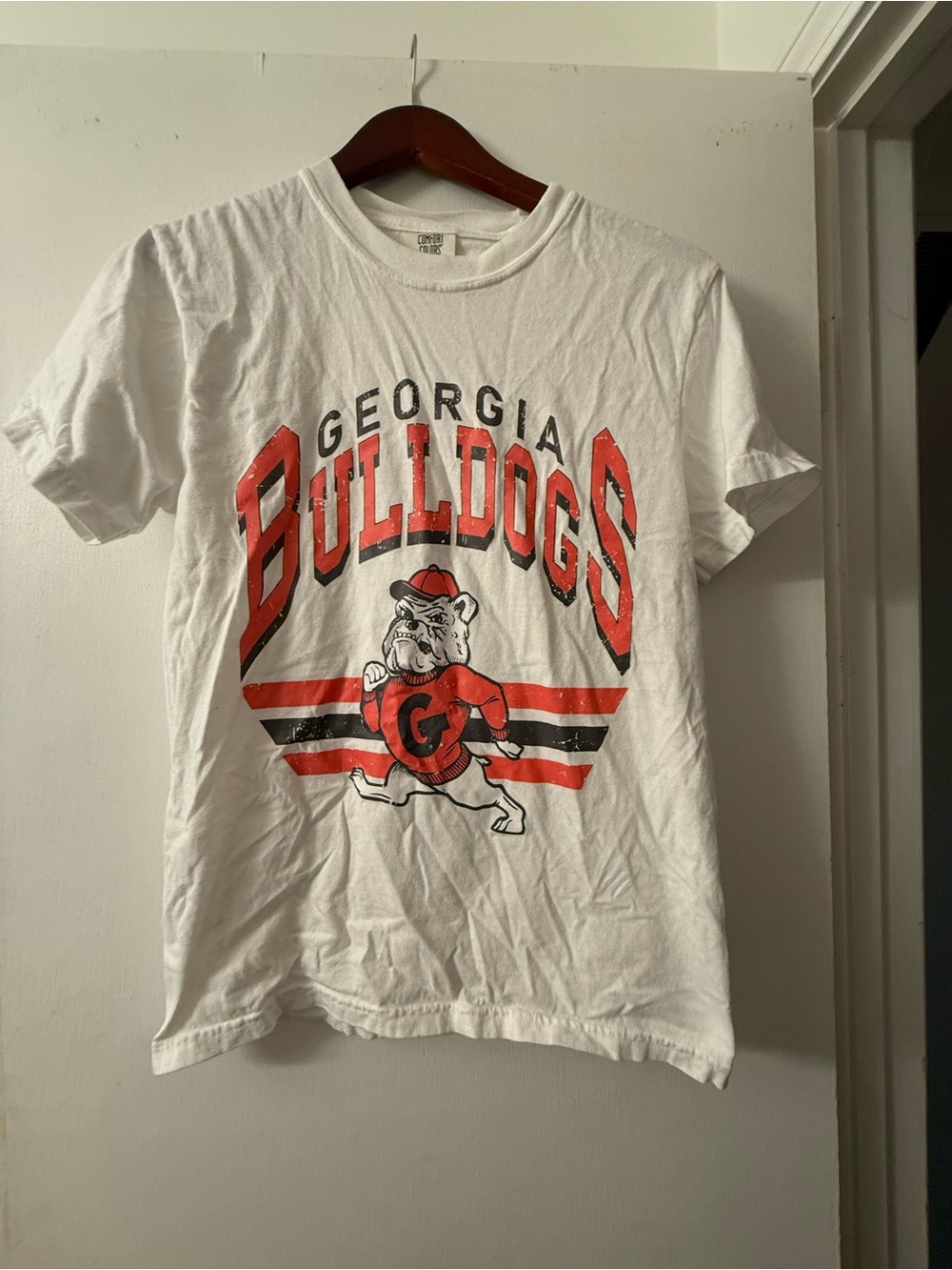 Comfort Colors White Graphic T-Shirt with Tag